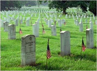 Arlington Memorial Cemetery on Memorial Day 2007